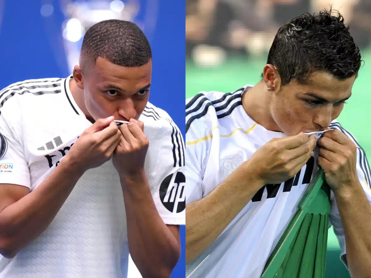 Kylian Mbappé és Cristiano Ronaldo bemutatása