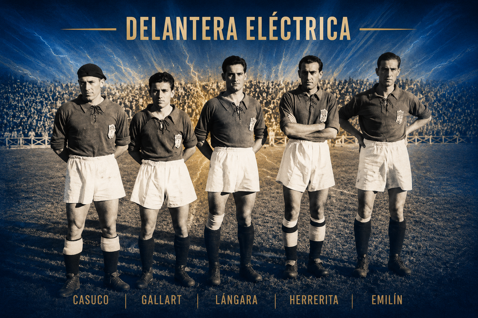 Delantera Eléctrica – az ötösfogat, amely megelőzte a futball jövőjét